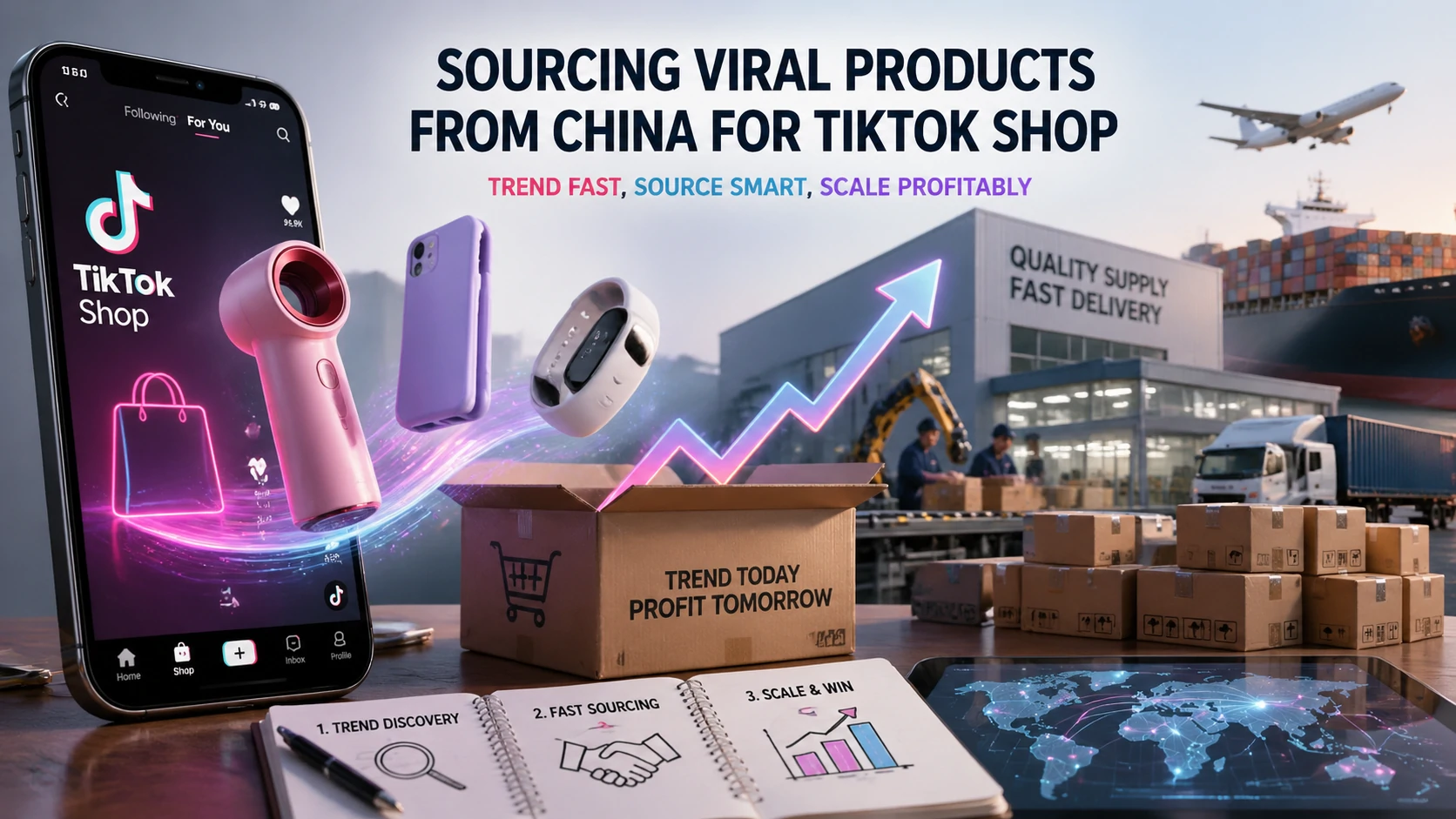 Den ultimative 2026-guide til at købe virale produkter til TikTok Shop fra Kina
